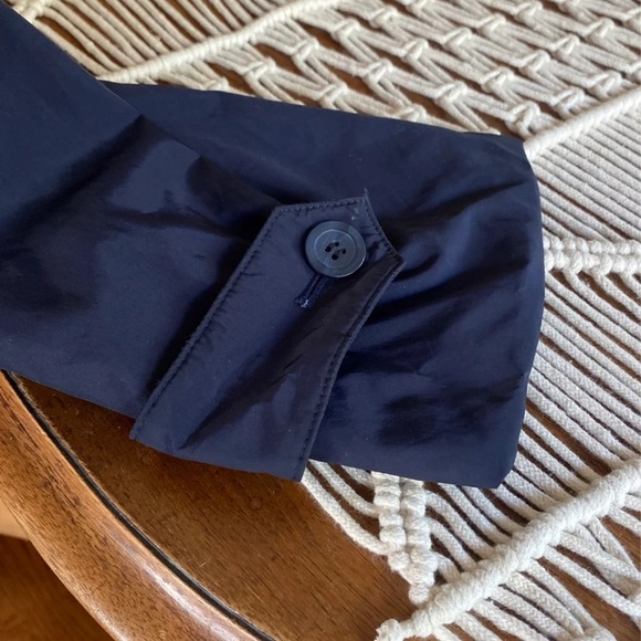 SANYO New York Blue Navy Trenchcoat - Picture 8 of 13